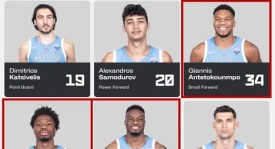 梦八队入选名人堂感人一幕：11位球员上台只差黑曼巴 球迷高呼科比